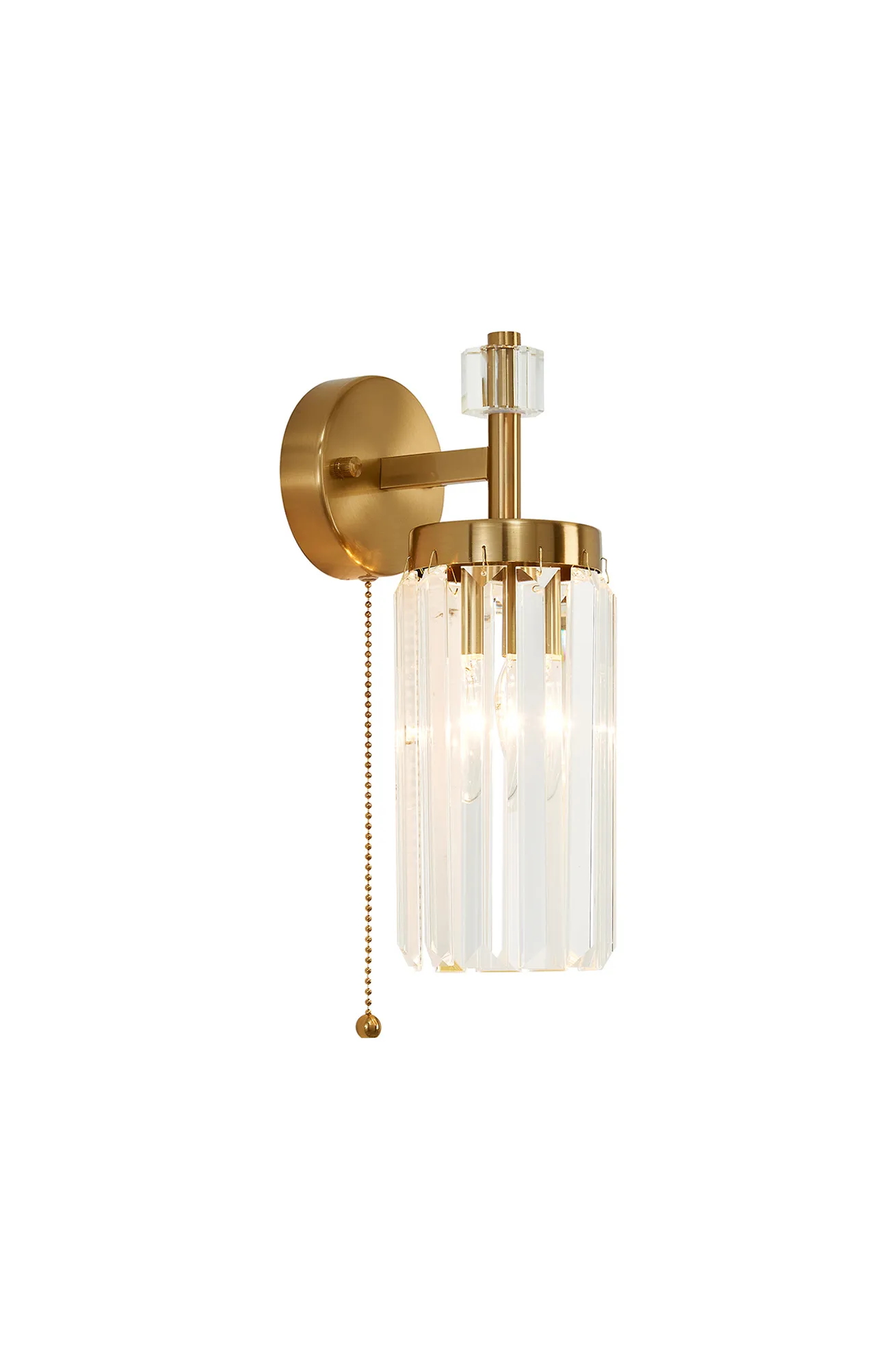 Valencia Crystal Wall Lights Diyas Armed Wall Lights